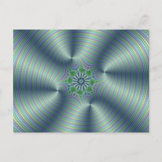 Carte Postale Shimmerine - Art Fractal (Devant)