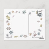 Carte postale Shimmersive Snowflake (Dos)