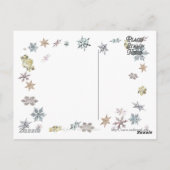Carte postale Shimmersive Snowflake (Dos)