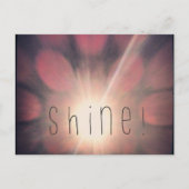 Carte postale Shine (Devant)