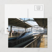 Carte Postale Shinkansen série 500 新幹線 Train à grande vitesse (Devant / Derrière)