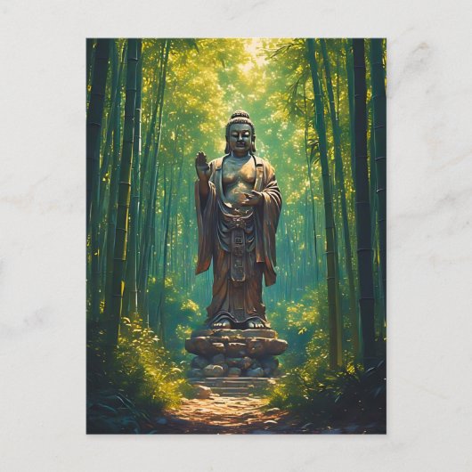 Carte Postale Shinrin no Hotoke (Bouddha de la forêt) (Devant)