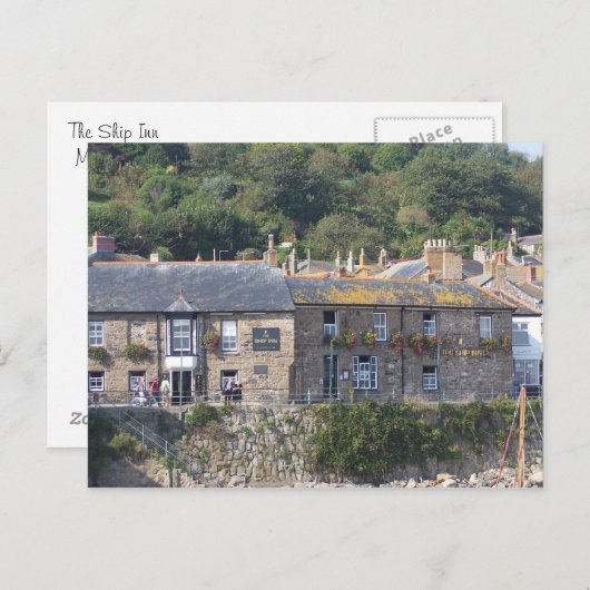 Carte Postale Ship Inn Mousehole (Devant / Derrière)