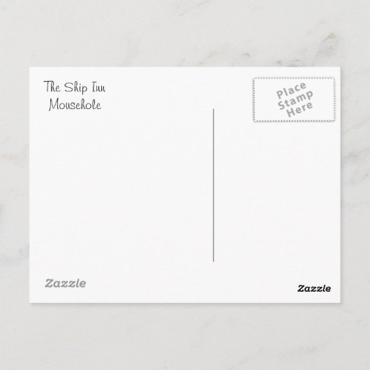 Carte Postale Ship Inn Mousehole (Dos)