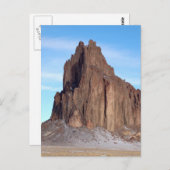 Carte Postale Shiprock Mountain, Nouveau-Mexique (Devant / Derrière)
