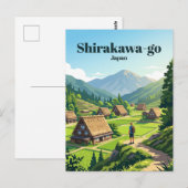 Carte Postale Shirakawa-go Japan (Devant / Derrière)