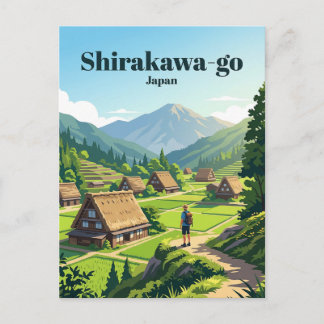 Carte Postale Shirakawa-go Japan