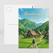Carte Postale Shirakawa-go Japan (Devant / Derrière)
