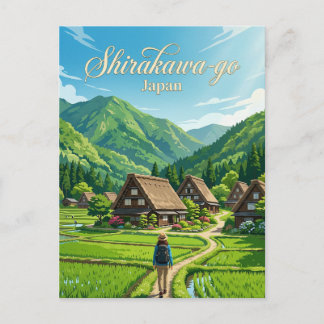 Carte Postale Shirakawa-go Japan