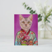 Carte postale "Shiroi" (Debout devant)