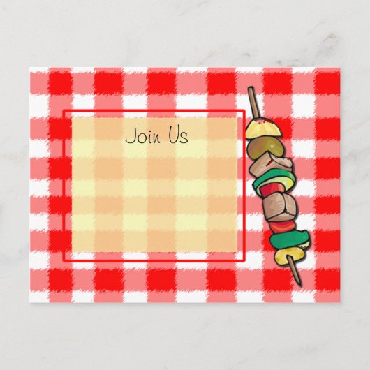 Carte Postale shishkabob (Devant)