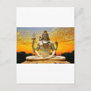 CARTE POSTALE SHIVA HINDU DIEU