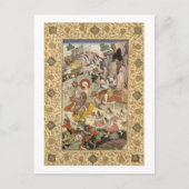 Carte Postale Shiva killing the Demon Andhaka, c.1585-90 (Devant)