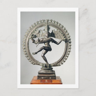 Carte Postale Shiva Nataraja, Tamil Nadu, Late Chola (bronze)