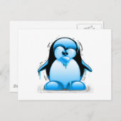 Carte Postale Shivering Cold Blue Tux (Devant / Derrière)