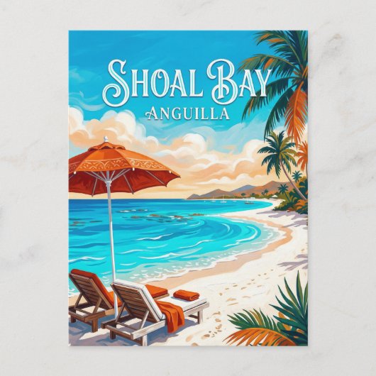 Carte Postale Shoal Bay Anguilla (Devant)
