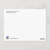 Carte Postale Shobrooke Park club de cricket, Crediton, Devon, R (Dos)