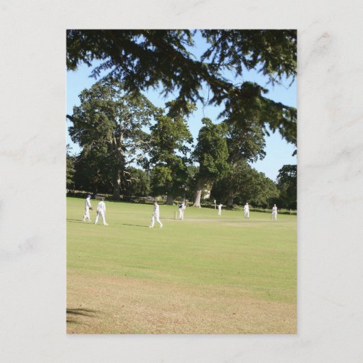 Carte Postale Shobrooke Park club de cricket, Crediton, Devon, R (Devant)