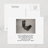 CARTE POSTALE SHOE (Devant / Derrière)