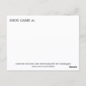 CARTE POSTALE SHOE GAME #1 (Dos)