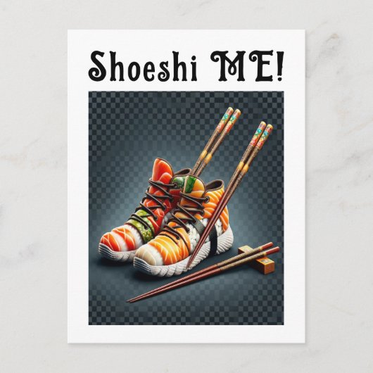 Carte Postale Shoeshi ME - Unique Basket Sushi (Devant)