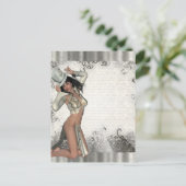 Carte Postale Shogirl en argent (Debout devant)