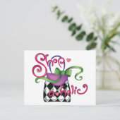 Carte Postale Shopaholic (Debout devant)