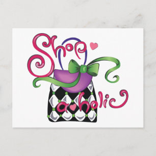 Carte Postale Shopaholic