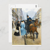 Carte Postale Shopping rue de la Paix (Devant / Derrière)