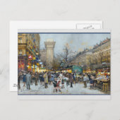 Carte Postale Shopping rue de Saint Denis à Paris (Devant / Derrière)