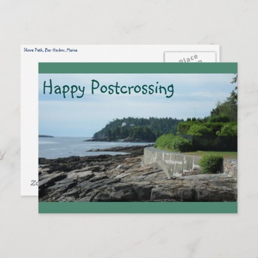 Carte postale Shore Path (Devant / Derrière)