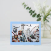 Carte postale Shore Pier Wildwood Text (Debout devant)