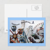 Carte postale Shore Pier Wildwood Text (Devant / Derrière)