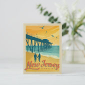 Carte Postale Shoreline du New Jersey (Debout devant)