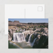 Carte postale Shoshone Falls Idaho (Devant / Derrière)