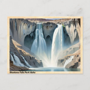 Carte Postale Shoshone Falls Park Idaho Vintage voyage