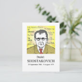 Carte Postale Shostakovich (Debout devant)