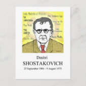 Carte Postale Shostakovich (Devant)