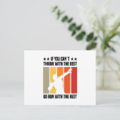 Carte Postale Shot Putter (Debout devant)