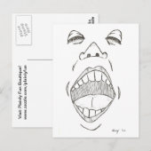 Carte postale "Shout" (Devant / Derrière)