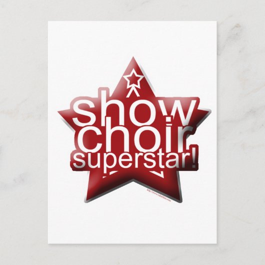 Carte Postale Show Choir Superstar ! (Devant)
