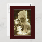Carte Postale Show Girl 1920 (Devant / Derrière)