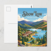 Carte Postale Show Low Arizona (Devant / Derrière)