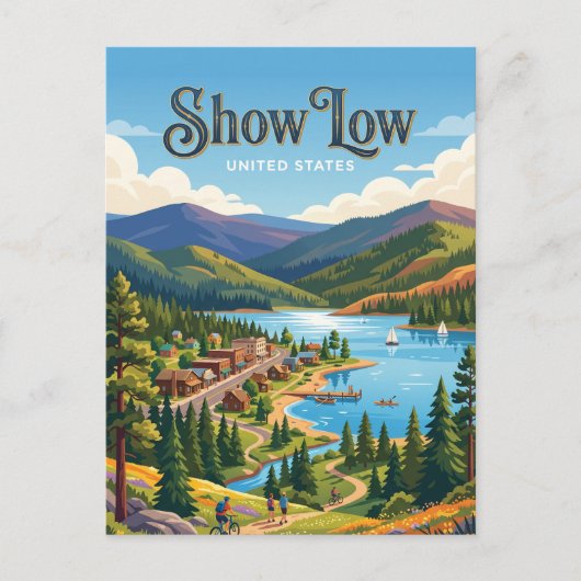 Carte Postale Show Low Arizona (Devant)