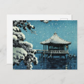 Carte Postale Showa Era, Winter by Tsuchiya Koitsu (Devant / Derrière)