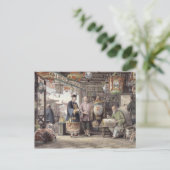 Carte Postale Showroom of a Lantern Merchant in Pékin, from 'ch (Debout devant)