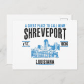 Carte Postale Shreveport (Devant / Derrière)