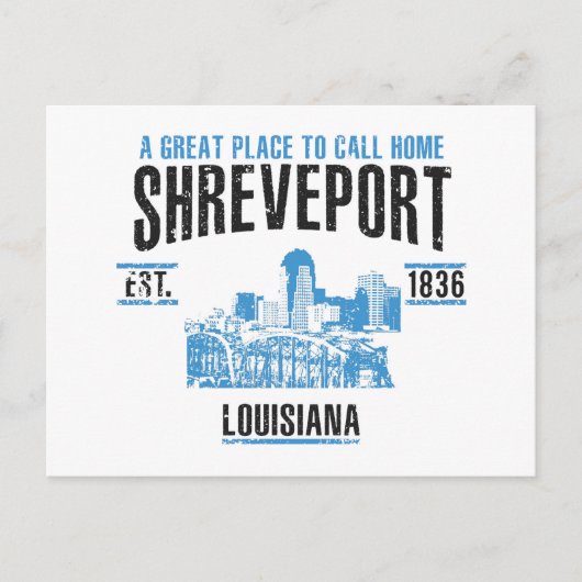 Carte Postale Shreveport (Devant)