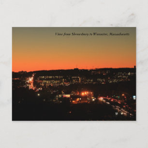 Carte Postale Shrewsbury Worcester Twilight