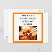 CARTE POSTALE SHRIMP (Devant / Derrière)